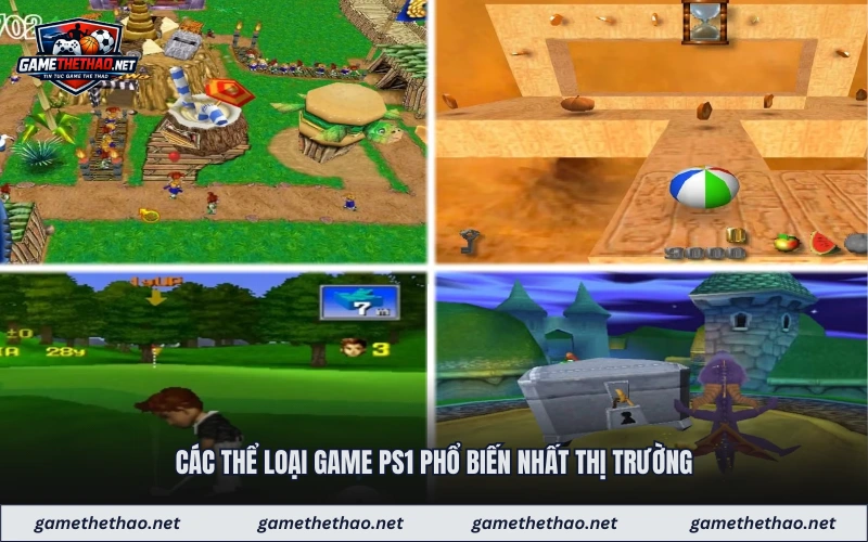 Các thể loại game ps1 phổ biến nhất thị trường