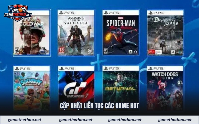 Cập nhật liên tục các game hot