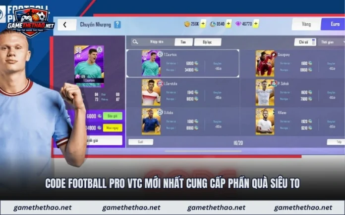 Code Football Pro Vtc Mới Nhất Cung Cấp Phần Quà Siêu To